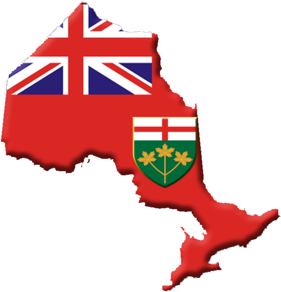 Ontario province map